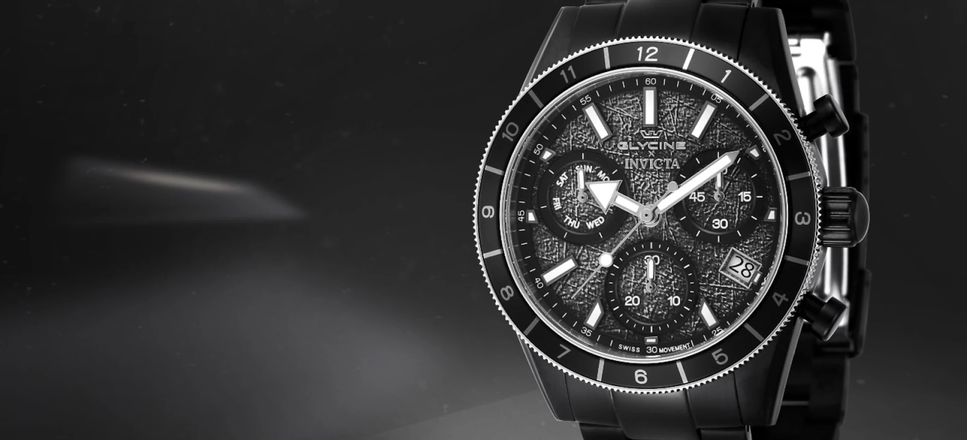 Glycine metal banner